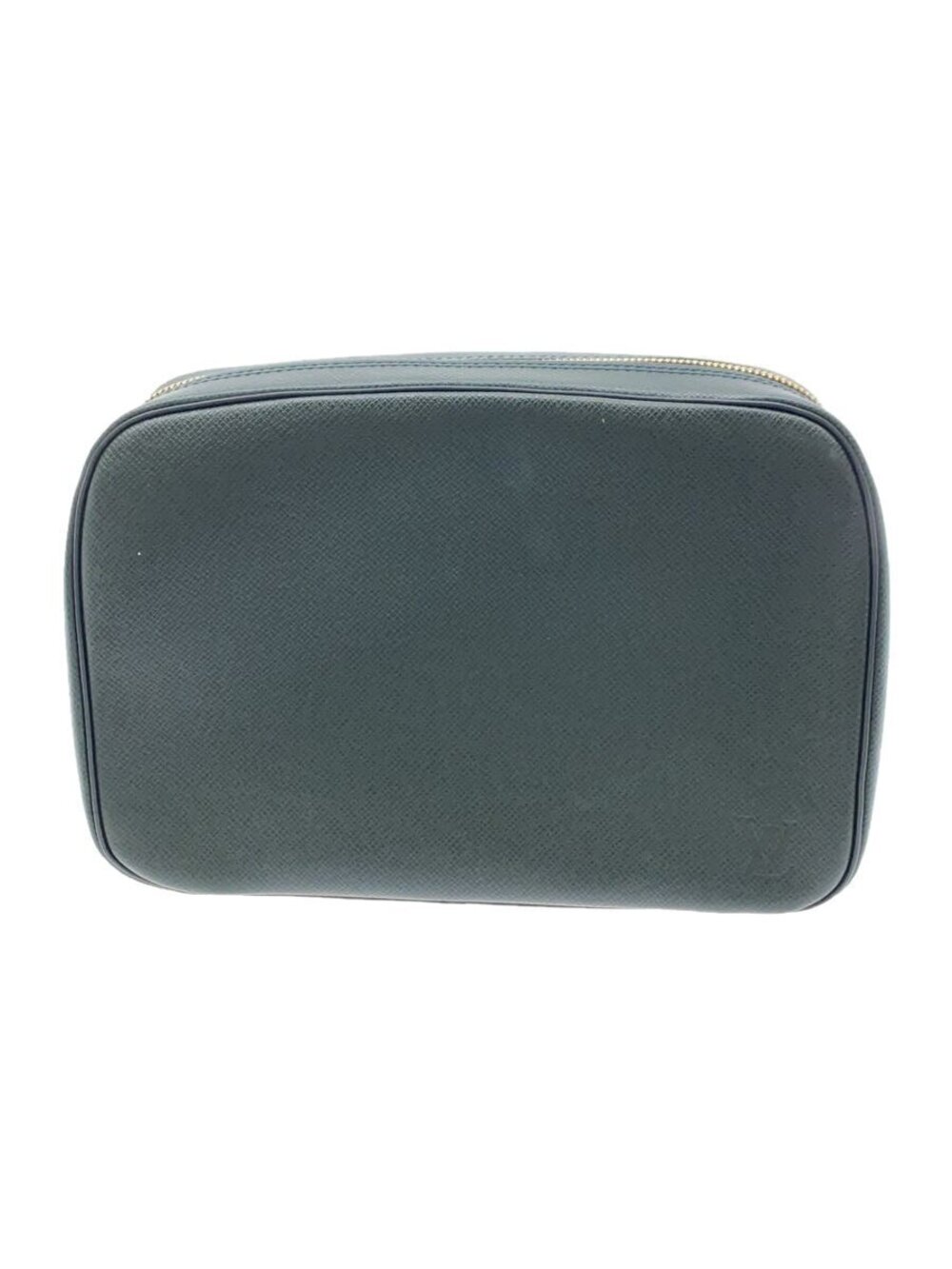 LOUIS VUITTON Tura Epicea Pouch Clutch Leather Green